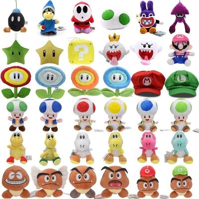 41 Styles Mario Plush Toys Goomba Toad Yoshi Boo WKamek Shy