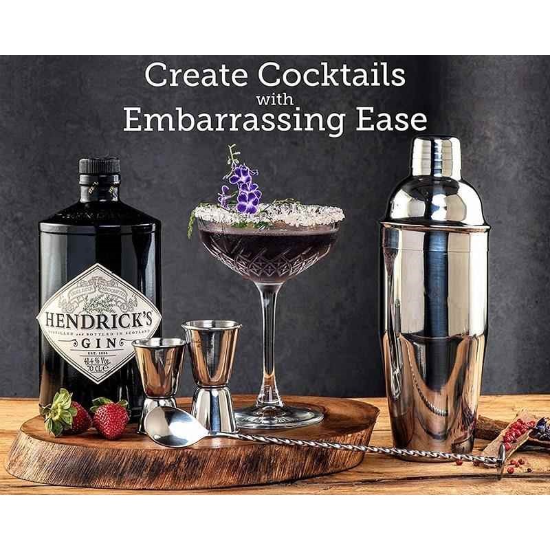 Mixology Bartender Kit: 1x0-Piece Bar Tool Set with Stylish