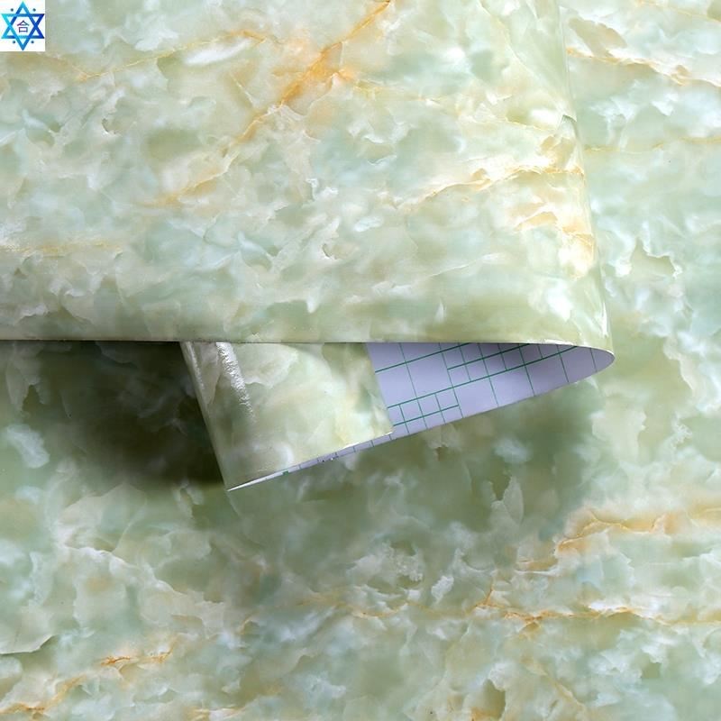 Marbling imitation bathrvoom waterproof wallpaper kitchen oi