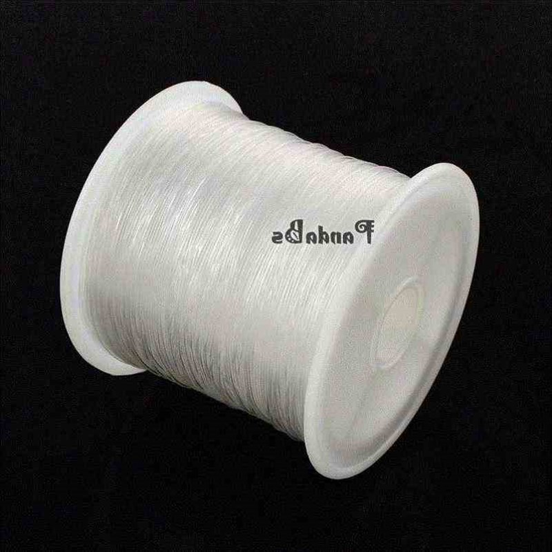 1 Roll Transparent Fishing Thread NyloJn Wire, Clear, 0.5mm,