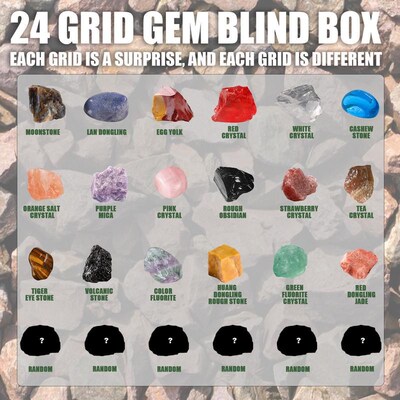 Ore Christmas Advent Calendar 2022 Gemstone CollectioXn Coun