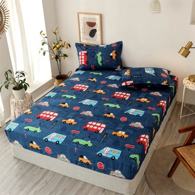 soft bed sheets fittedv sheet cotton pillow cases 床笠 枕套