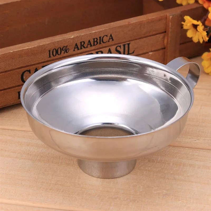 Stainless Steel Wide Mouth Canning Funnel Hopper TVhick Sala