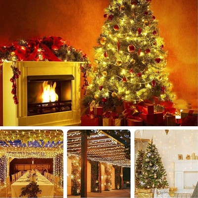 10m 100Led Strilng Lights Merry Christmas Tree Decorations H