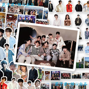 南波万院人贴纸精美创意名侦探学院会员大合照周边diy手机壳手账