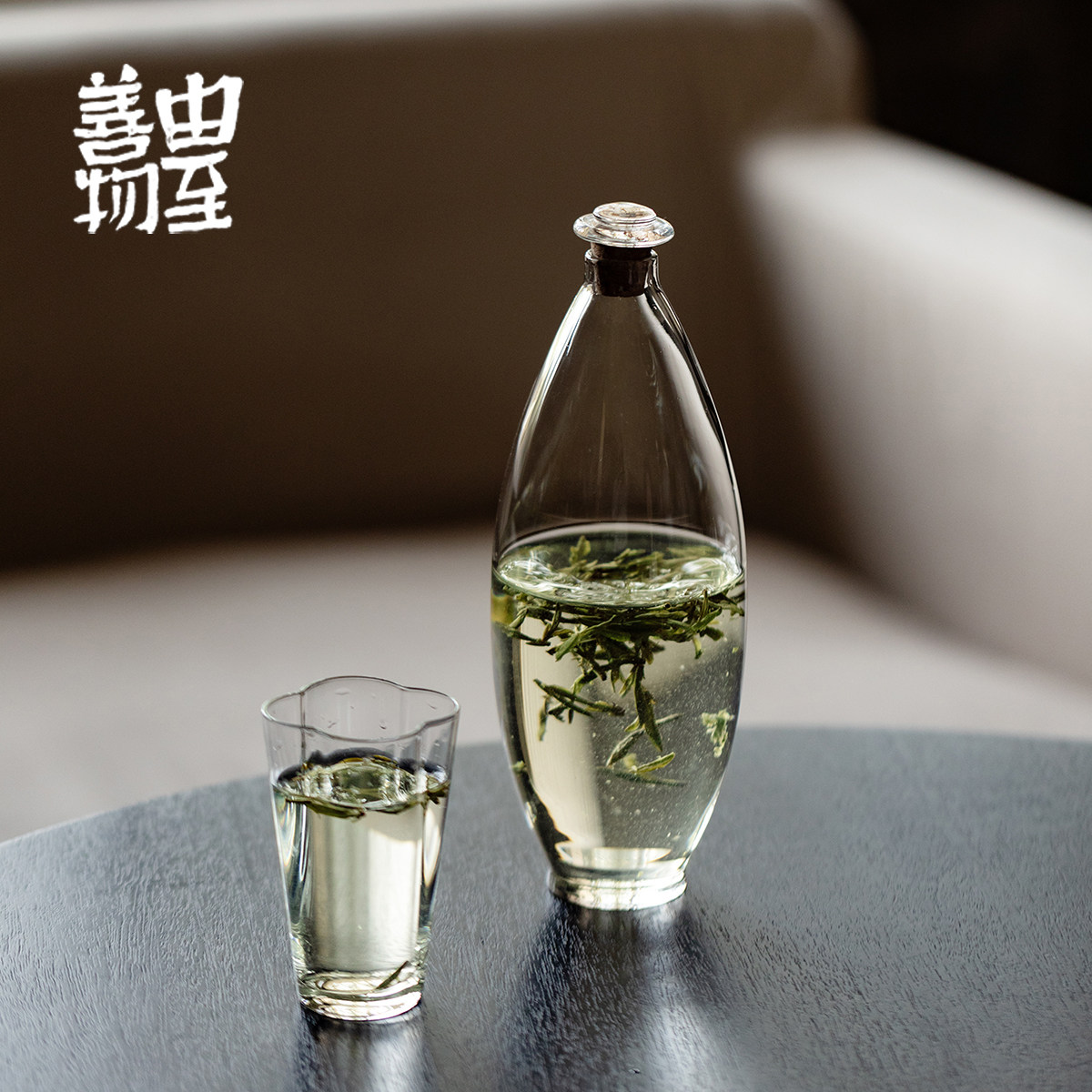 由至善物 手工耐热玻璃瓶冷泡瓶创意高颜值冷萃壶冷泡茶瓶玻璃杯