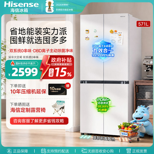 海信囤多多571双系统大容量冰箱