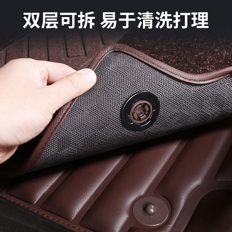 汽车脚垫防磨板主驾驶脚垫补丁加厚油门踏板主驾驶脚垫耐磨板合金