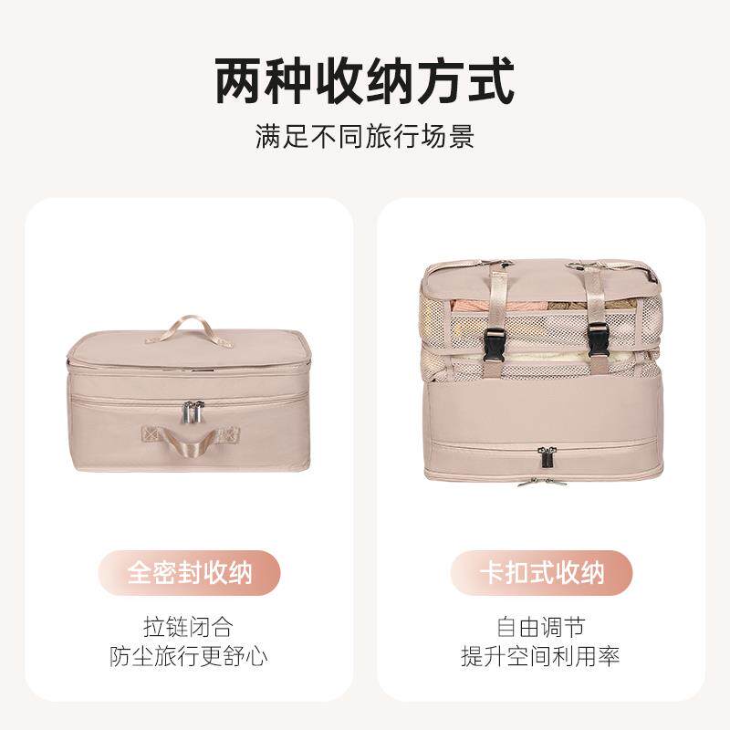 衣服旅行箱收纳袋出差挂袋便携式多功能可折叠压缩包神器悬挂挂包