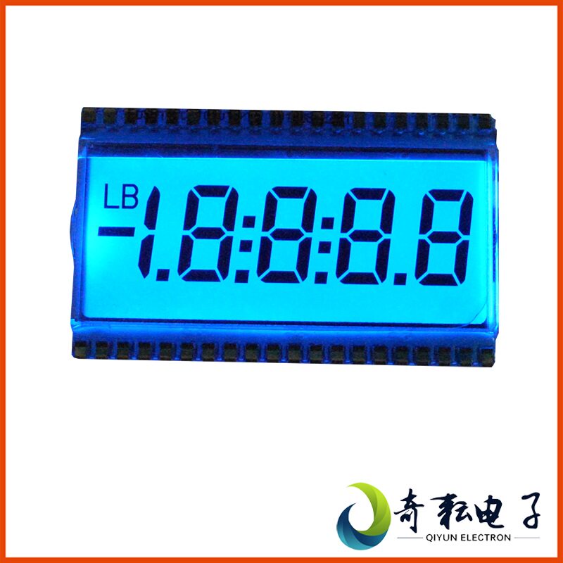 静态驱动4位半数字段码液晶屏直插焊接式段式lcd液晶显示屏EDS811