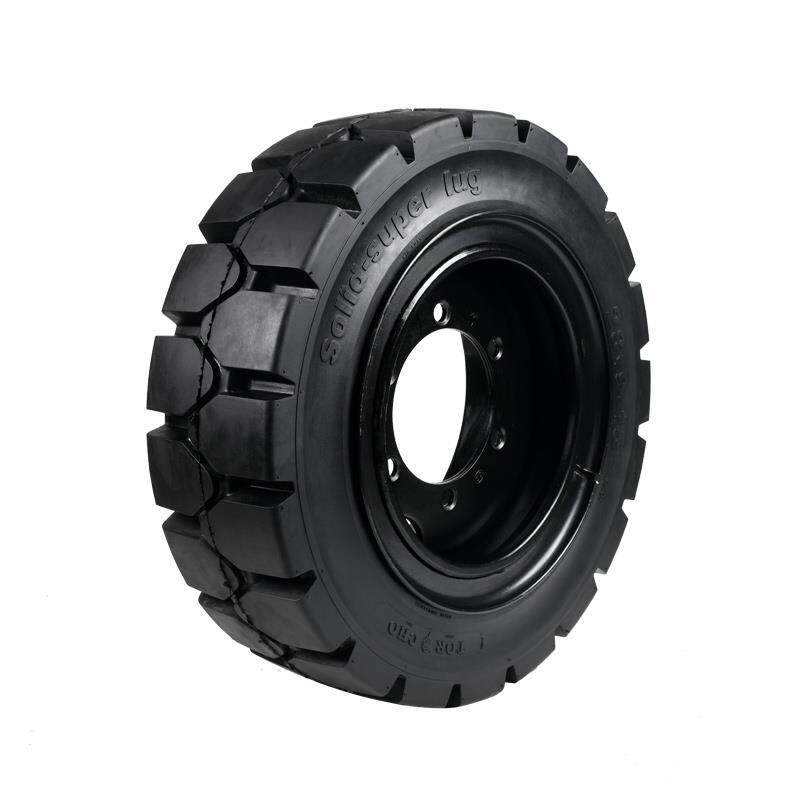 朝阳正新堆高机实心轮胎前轮28x9-15后650-10充气正新合力杭叉龙