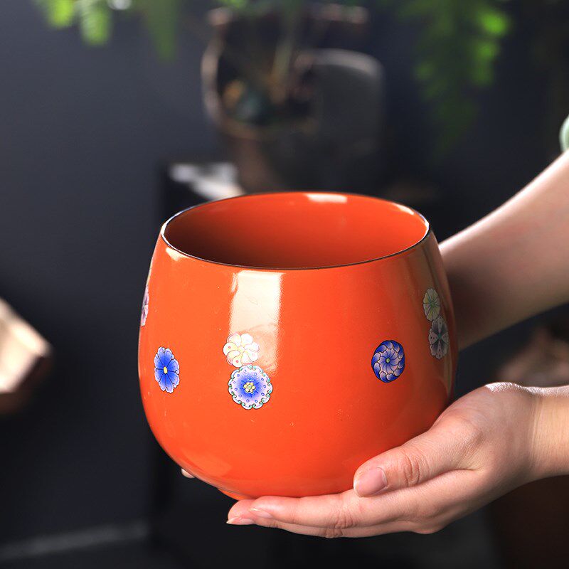 晟窑大号特大水洗茶洗缸茶渣缸茶杯收纳茶盆茶盂洗茶器洗茶杯盆