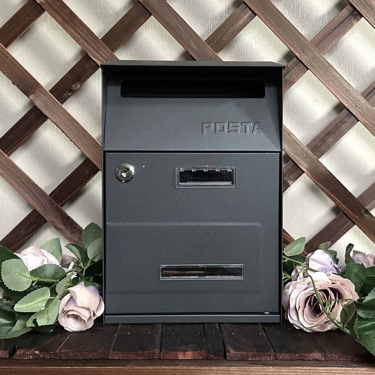 包邮密码锁信箱装饰美式港式信箱别墅信报箱室外防雨水意见箱