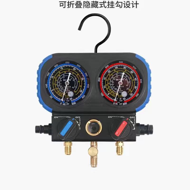 加液双表 空调压力表家用空调汽车空调加氟表加氟单表/冷媒表