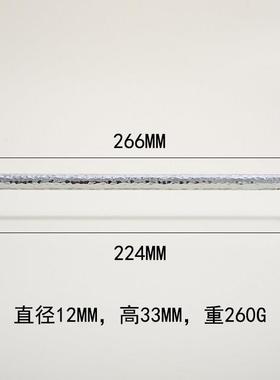 indoors意式极简手工锤纹银色柜门把手衣柜门鞋柜抽屉黄铜长拉手