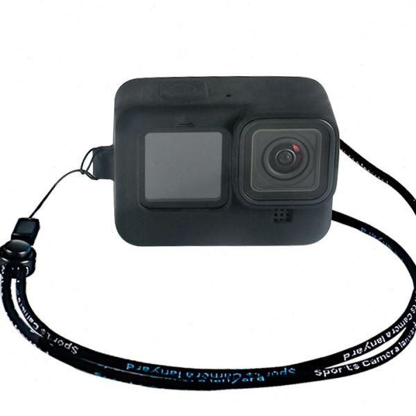 适用于Gopro12/11/10/9带充电孔主机硅胶套保护套 防摔软胶套