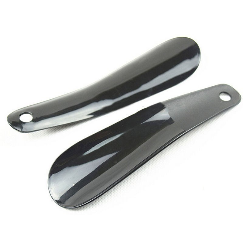 12cm New Arrival Professional BlDack Plastick Shoe Horn Spoo