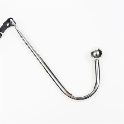 Stainless hSteel Anal Hook Long Chain Leash Sexy Sex Tools
