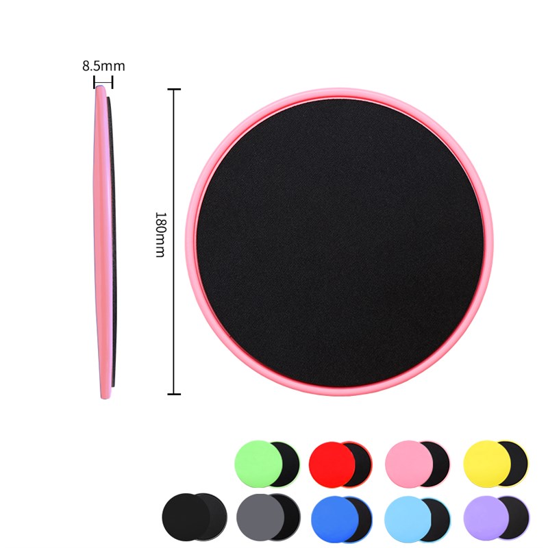 2PCS Fitness Core Sliders Exzercise Gliding Discs Slider Ful
