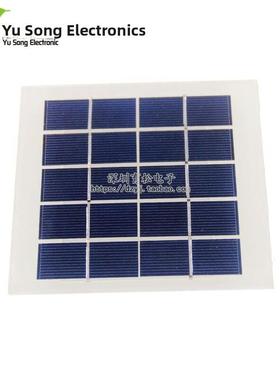 5V2W太阳能电池板400Ma发电面板手机户外充电器5Vdiy光伏电池板