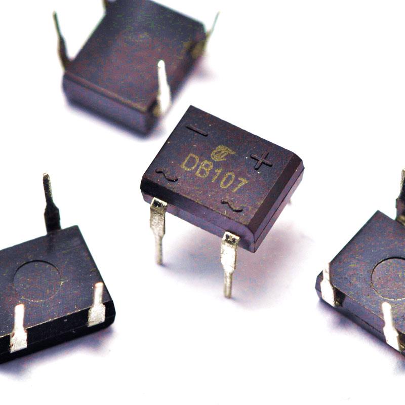 DB107 整流桥堆 全桥 扁桥 1A/1000V
