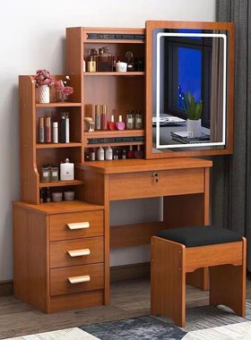 makeup table网红梳妆台卧室小户型化妆桌现代简约简易白色妆台