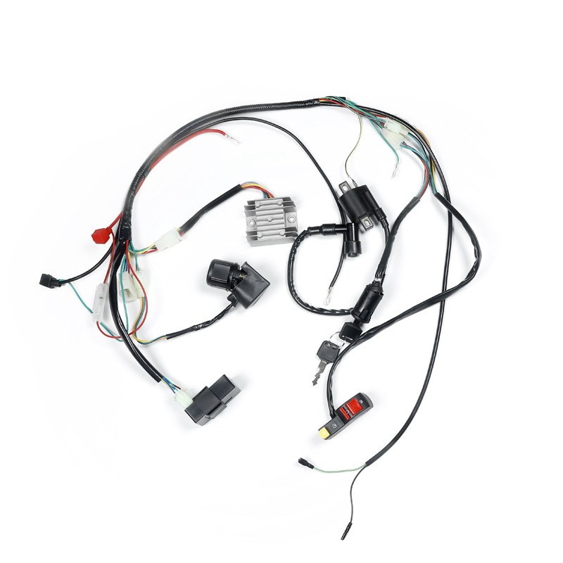 越野摩托车CG125 150 250CC电启动立式发动机CDI点火器线束总成