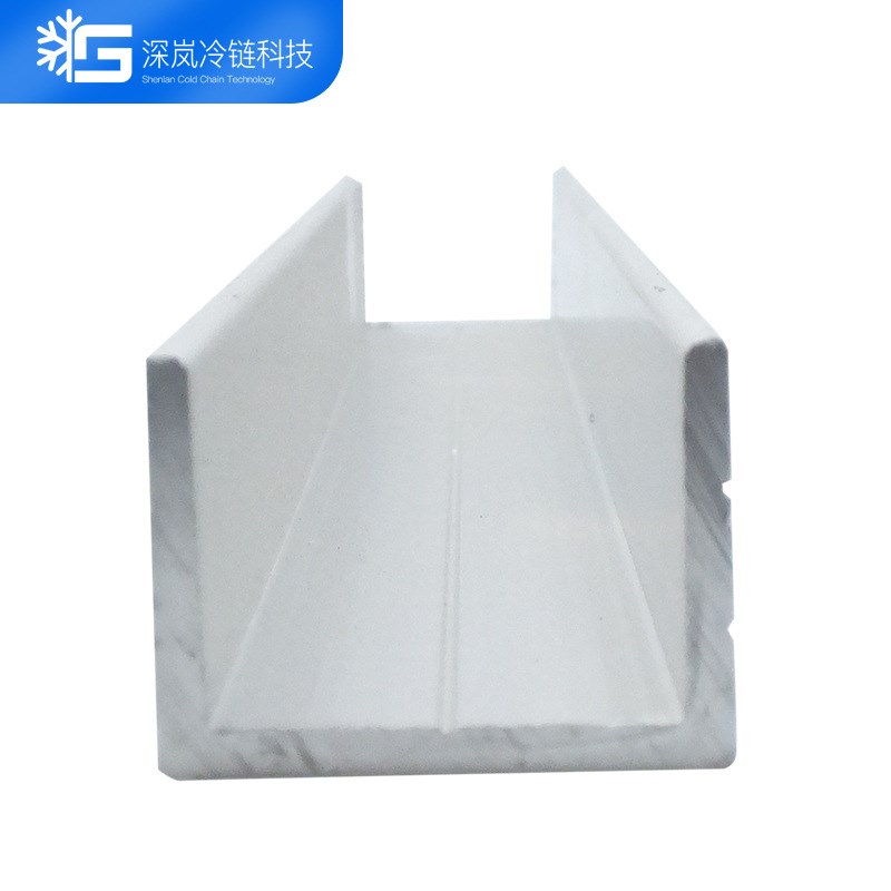 冷库重型平移门上导轨轻型中型推拉门轨道侧滑道U型卡槽移门配件