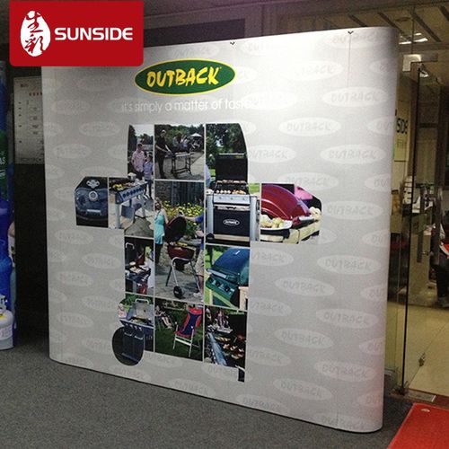 深圳供应拉网展架 布拉网画面 弹簧拉网展架 活动背景广告展示架