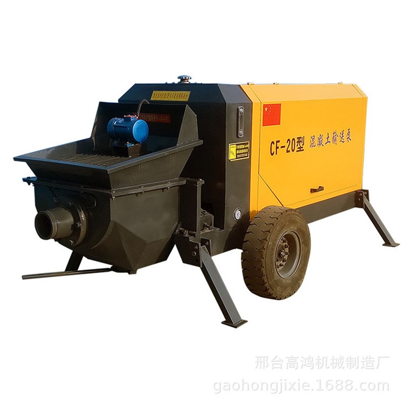 小型注浆机 大型建筑设备机械混凝土输送泵 车载式二次构造柱泵