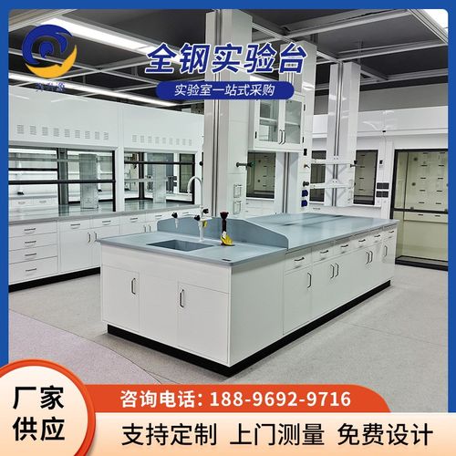 实验室工作台 全钢木中央实验室边台 化学物理试验台实验桌操作台