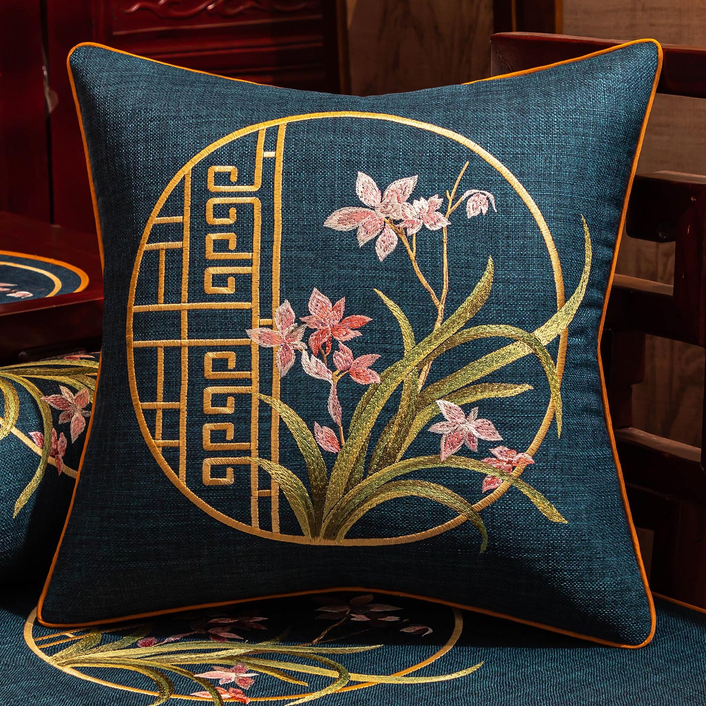 新中式抱枕靠垫中国风