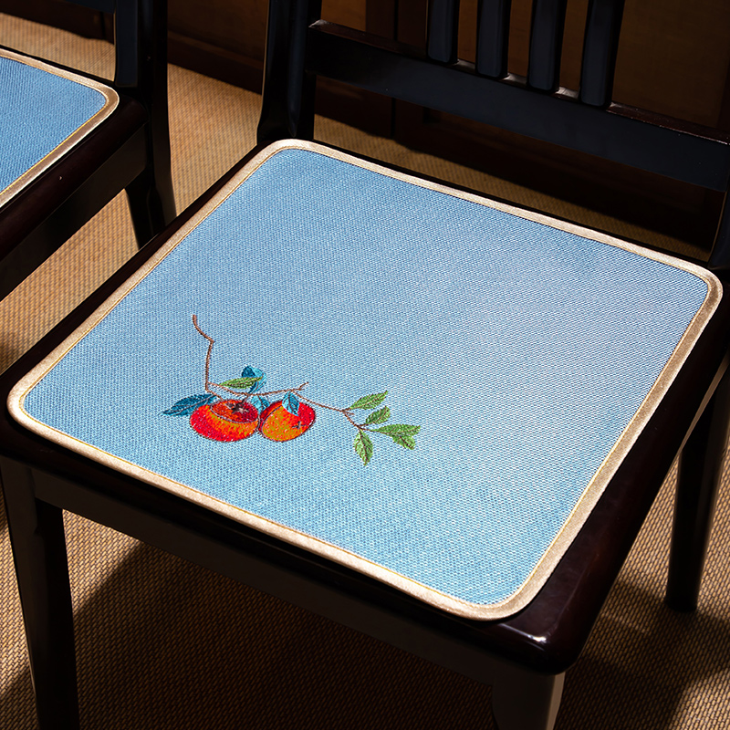 轻奢防滑餐桌椅子坐垫高端定制