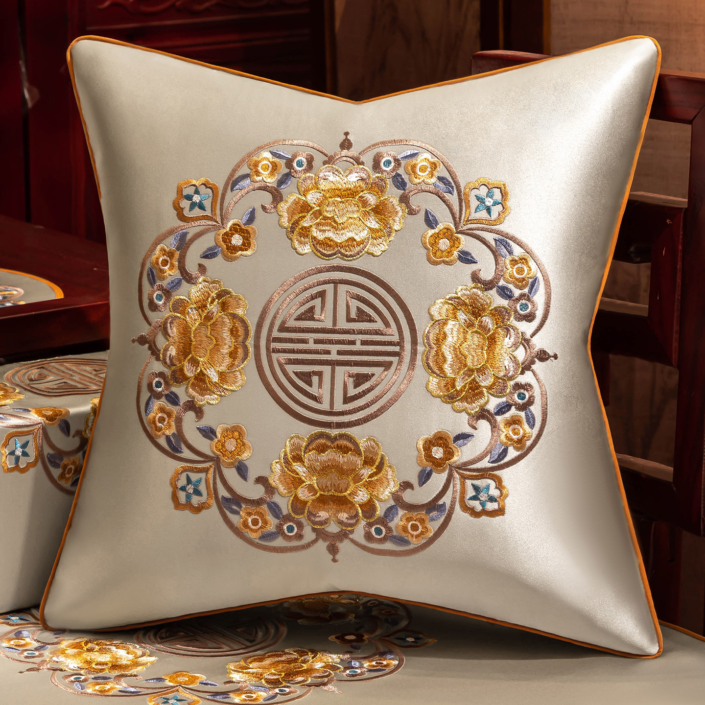 中式抱枕靠垫中国风靠枕