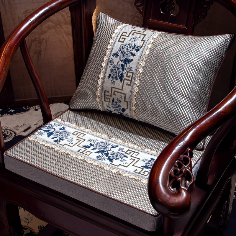 轻奢高级感加厚乳胶椅垫高端定制