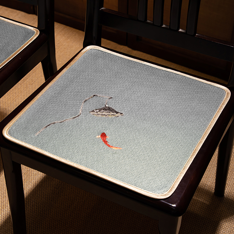轻奢防滑餐桌椅子坐垫高端定制