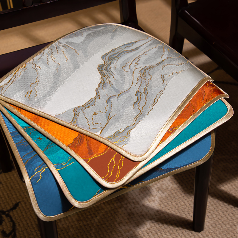 轻奢防滑餐桌椅子坐垫高端定制