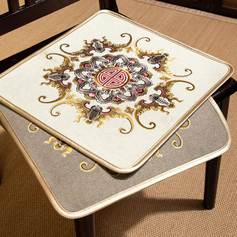 轻奢防滑餐桌椅子坐垫高端定制