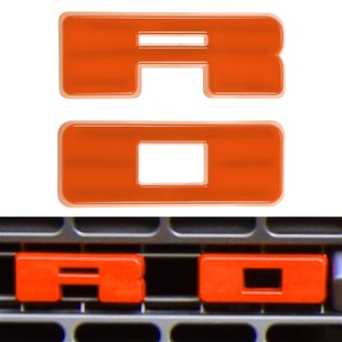 适用于21-22款福特烈马前中网LOGO装饰盖bronco字母改装贴片