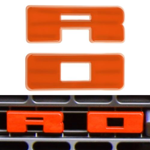 适用于21-22款福特烈马前中网LOGO装饰盖bronco字母改装贴片