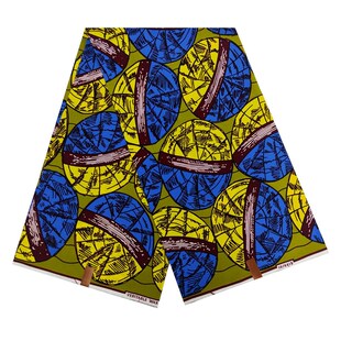 Holland wax fabric非洲蜡染布棉布料现货代 cotton african