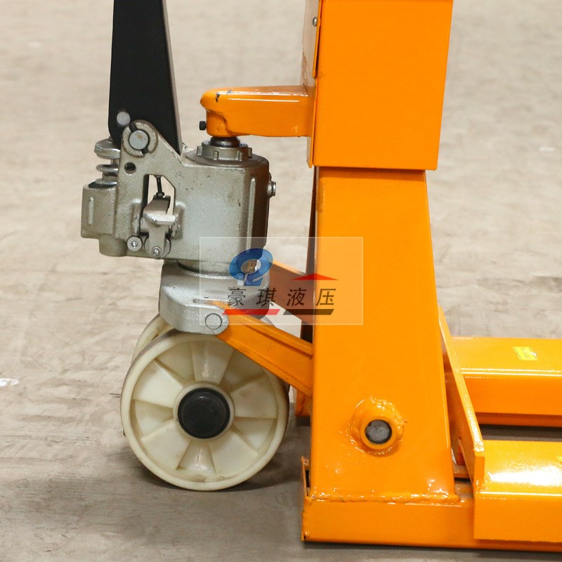 供应2吨3吨电子秤搬运车 仓储叉车地牛液压搬运铲车 手拉装卸车