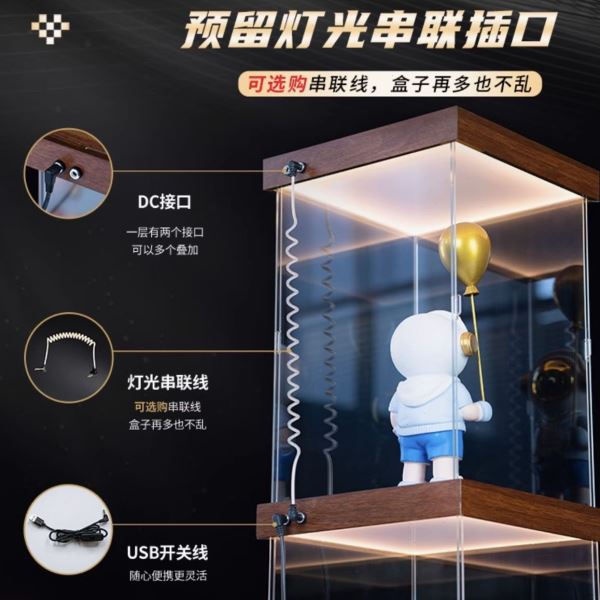 适用10354指环王夏尔郡 The Shire 建筑模型积木亚克力彩绘收纳盒