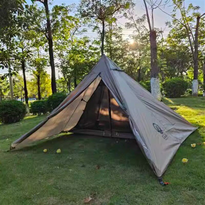 【轻量化帐篷超轻】一杆铝合金单人帐篷户外帐篷露营登山帐篷便携