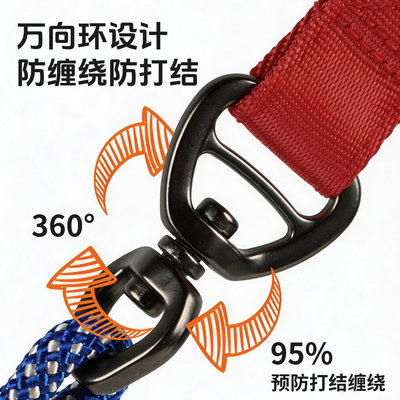 P绳狗狗牵引链子训犬遛狗