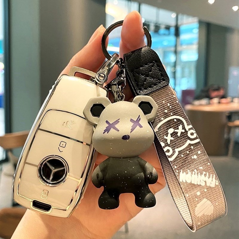 适用奔驰c260l钥匙套e 300l扣c级a 200l壳glc包e女gle/glb/gla车s