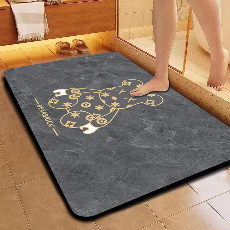 地垫卫生间浴室防滑垫入户门脚垫吸水门口进门地毯家用厨房垫厕所