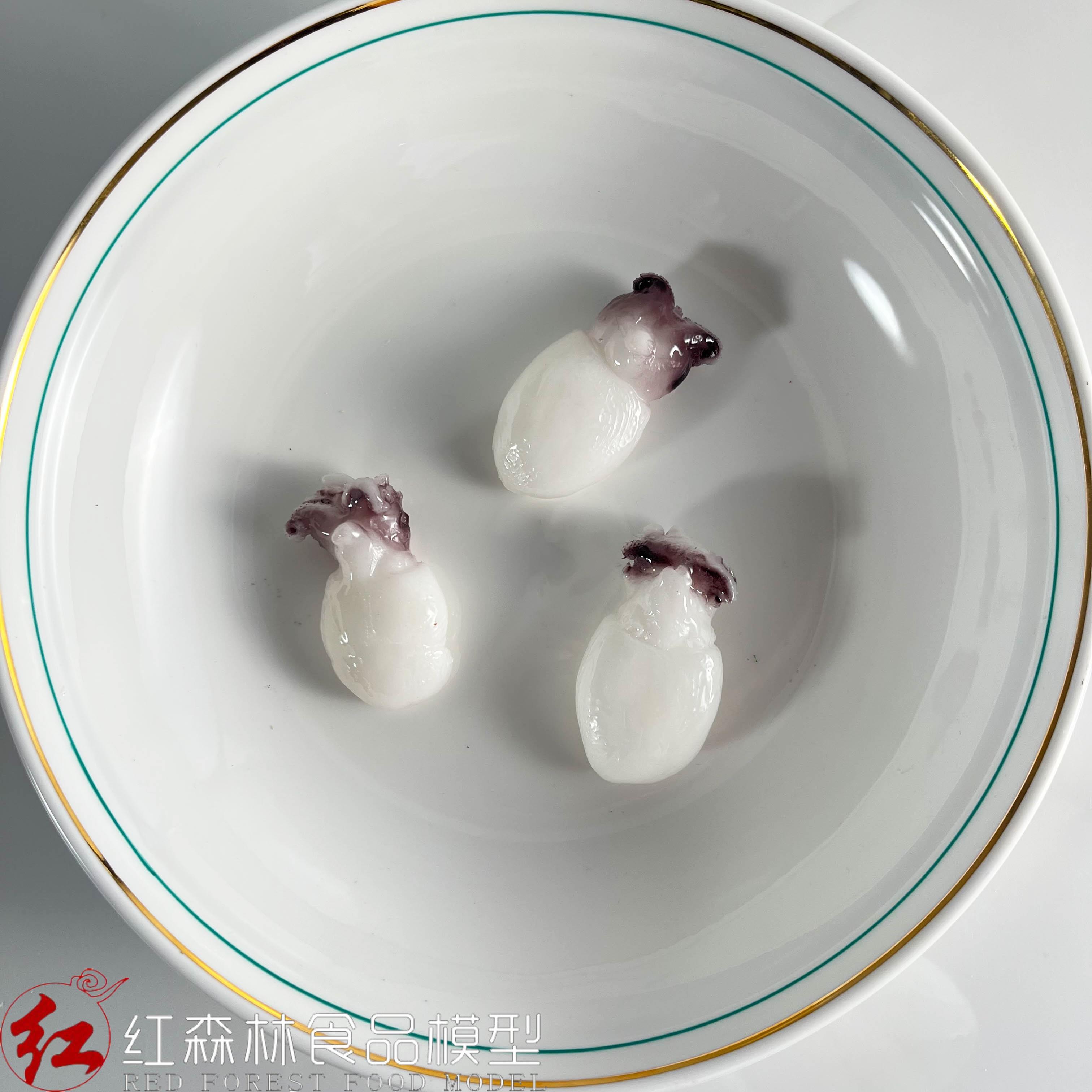 小目鱼仔食品模型厨房样品菜酒店装饰餐厅摆件