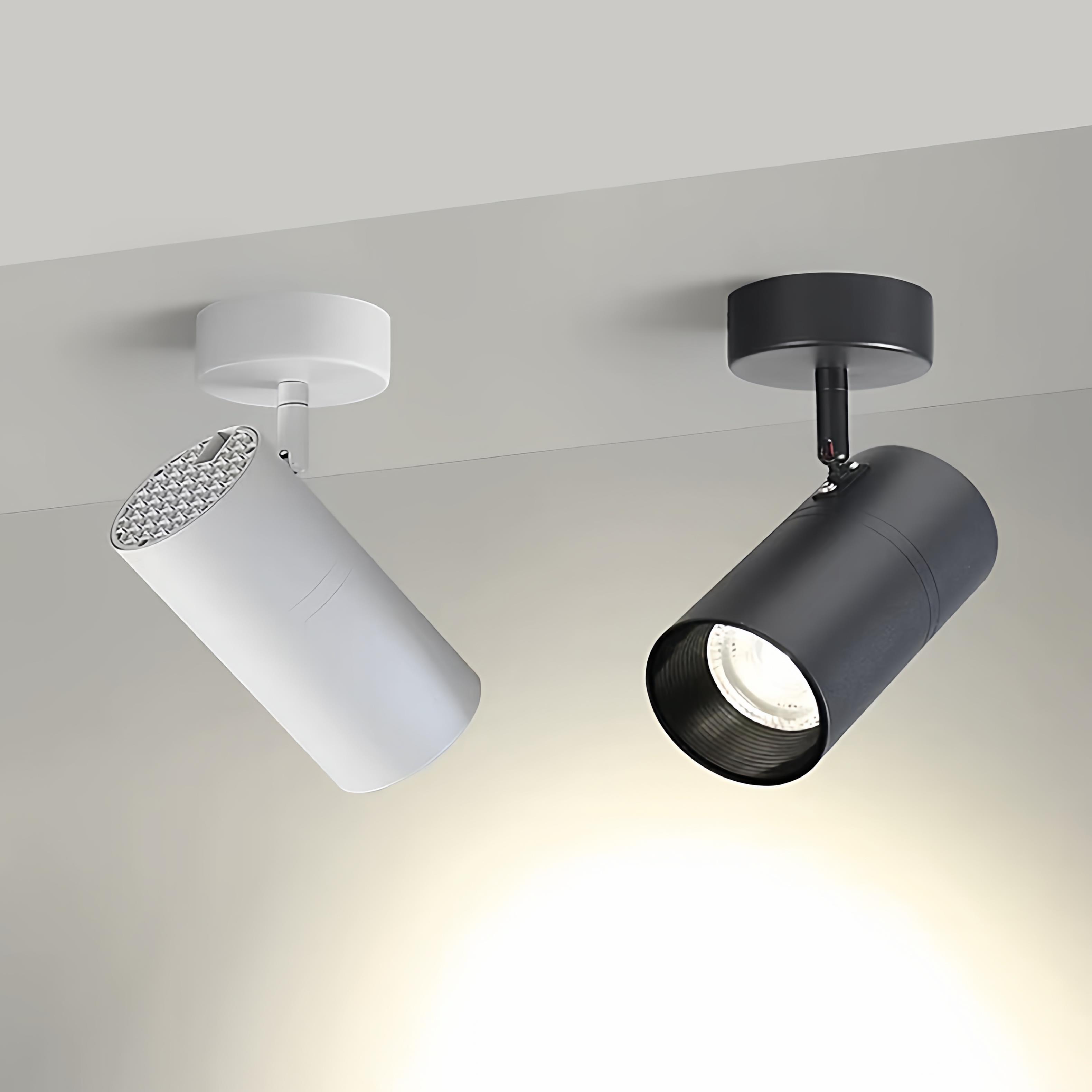 led轨道灯射灯明装轨道条散光服装店超市背景墙店铺商用展厅专用