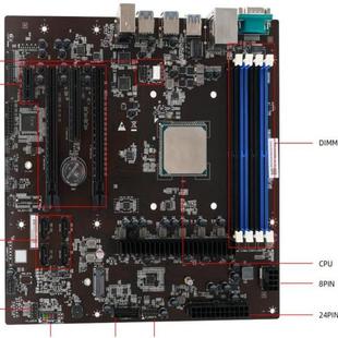 海光主板 国产信创主板 海光3350处理器主板 国产X86架构ATX主板